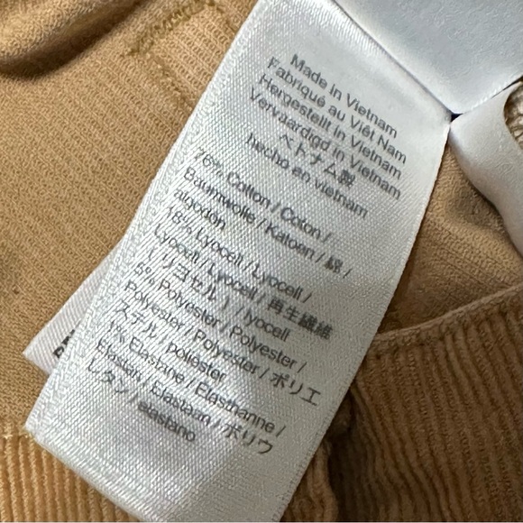 J. Crew Vintage Slim Straight Gold Corduroy Pants - Picture 7 of 7